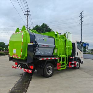 Camión de basura de cocina de alta eficiencia para recoger residuos de alimentos sólidos y líquidos restaurante Vehículo de basura gran oferta - Product Image 5