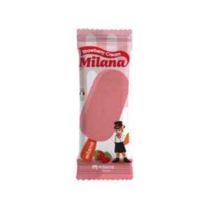 Barre de crème glacée à la fraise An Thai Minh avec saveur fraîche et gelato aromatisé au lait, fabriqué au Vietnam, sachet de 70g, prêt à consommer - Product Image 1