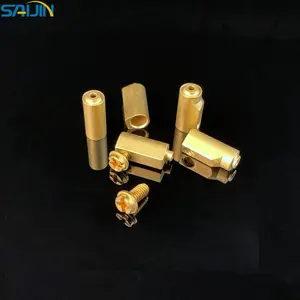 Electrical Brass Terminal Contact Socket Brass Contact Terminal Threaded Brass Terminal Block