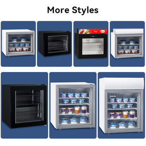 Congelador Moderno para Exhibición de Helados, 42 L, 1.48 Cu. Congeladores pequeños para helados, <span class=keywords><strong>mini</strong></span> neveras para hotel y hogar. - Product Image 5