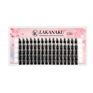 Extensions de cils professionnelles Lakanaku effet 3D imitation vison, bande complète pour femmes - Product Image 1