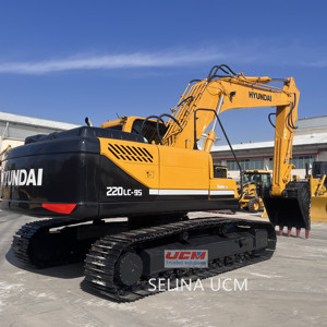 Corée Machines de construction d'occasion Hyundai 220 220-9S Excavateurs hydrauliques à chenilles 22 tonnes 20 tonnes 220 d'occasion à vendre - Product Image 1