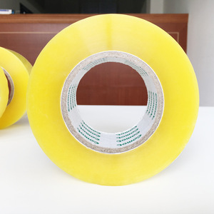 Cinta de Sellado Transparente de 4.5 cm, Amarilla, Fabricada a Máquina para Máquinas de Empaquetado, Impermeable, Origen Zhejiang - Product Image 1