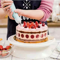 Kit d'Accessoires de Décoration de Gâteaux 360 Pièces, Outils de Pâtisserie avec Support Tournant, Moules de Cuisson et Fournitures