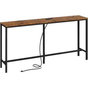 Lối vào hẹp hành lang gầy phía sau bàn ghế bàn điều khiển bảng với ổ cắm bàn sofa với Trạm Sạc - Product Image 1