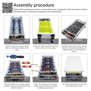 EU PL STOCK 8000+ Cycles Solar Home <b>Energy</b> <b>Storage</b> <b>System</b> Lithium Ion Battery 51.2V 100Ah 120Ah 200Ah 300Ah 48V LiFePO4 Battery - Product Image 4