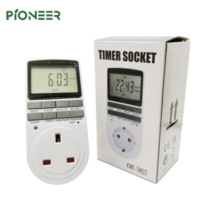 <span class=keywords><strong>Timer</strong></span> da cucina digitale elettronico 24 ore su 24 con funzione ciclica impermeabile presa di temporizzazione spina UK - Product Image 5