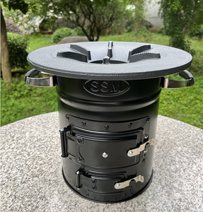 <span class=keywords><strong>Estufa</strong></span> de Leña de Dos Puertas, <span class=keywords><strong>Estufa</strong></span> de Cohetes para Exteriores, Barbacoa, <span class=keywords><strong>Estufa</strong></span> de Camping - Product Image 6