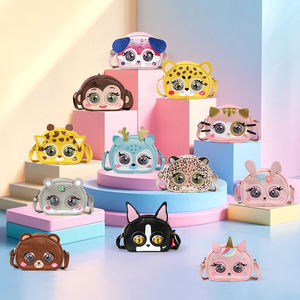 Supercute Intelligent Interactive Voice Plush Monederos Nuevo diseño Regalos de Navidad para niños Messenger Bag Bolso de hombro para niños - Product Image 1