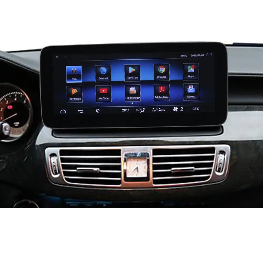 Cartrend pantalla एंड्रॉयड W218 टच प्रदर्शन 4G रैम जीपीएस नेविगेशन स्क्रीन mercede सीएलएस क्लास मल्टीमीडिया प्रणाली सिर इकाई रेडियो सीडी