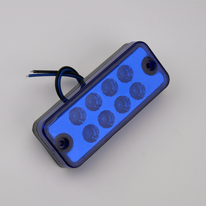 4 unids/set ABS 12V 24V indicador Led Luz de marcador de señal de giro lateral luces laterales luces de camión 6 Led para remolque de camión - Product Image 3