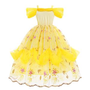 Robe d'Halloween Robe de <span class=keywords><strong>Princesse</strong></span> Cos Belle <span class=keywords><strong>Princesse</strong></span> Cloche Cosplay Jupe Robe de Fille Personnalisée OEM/ODM - Product Image 2