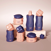 Emballage cosmétique irrégulier au design innovant, flacon d'huile pour le corps, lotion, essence, 30 ml-120 ml, pot de crème pour le visage 50 g, ensemble de soins de la peau