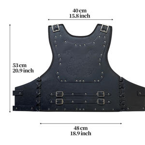 Steampunk femmes Vintage hommes chevalier médiéval <span class=keywords><strong>Pirate</strong></span> Costume pour adulte médiéval Cosplay accessoires - Product Image 5