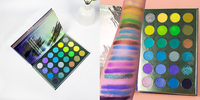 Palette de maquillage Design Magic Book, palette de fards à paupières de haute qualité, logo personnalisé, nouvelle palette à 3 couches, 72 couleurs en poudre