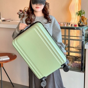 Valise rigide OEM ABS PC 20 pouces légère, durable, de luxe, résistante aux rayures, <span class=keywords><strong>bagage</strong></span> <span class=keywords><strong>cabine</strong></span> avec roulettes pivotantes à 360° - Product Image 3