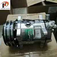 Compresor de aire acondicionado automático para coche, polea de 132MM, 24V/12V, 2PK, SD508, SD507, SD505, SD709, 5H14, 7H15, 4507, 6627, 6665, 4506, Sanden, suministro de fábrica