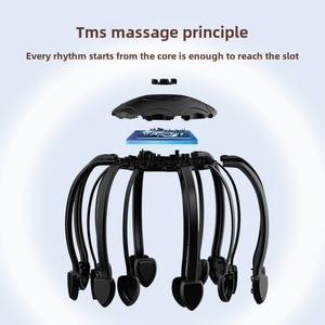 Masseur de tête électrique multi-dimensionnel en forme de pieuvre, vente en gros transfrontalière - Product Image 3