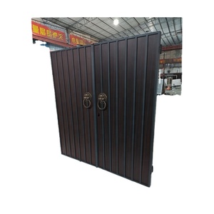 Nuevos diseños, puerta de seguridad de hierro Simple moderna, parrilla de acero inoxidable, puerta principal de hierro de seguridad - Product Image 2