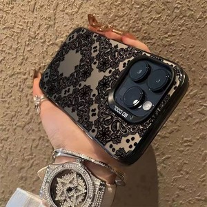 เคสโทรศัพท์ลายโทเท็มมงคลแบบ OEM สำหรับรุ่น 17 16 15 14 13 12 11 Pro สีดำ สีม่วง ด้าน เคลือบเลเซอร์ เมทัลลิก - Product Image 4