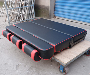 Asiento de Coche de Cuero de Alta Calidad de Fábrica, Convertible en Cama, Diseño Impermeable que Ahorra Espacio <span class=keywords><strong>para</strong></span> RV, con Portavasos y Bolsillo Lateral - Product Image 3