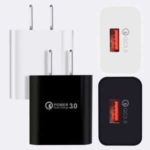 QC3.0 Usb Wall Quick Charger 20W 18W 5V 3A EU US <b>Plug</b> Fast Chargers <b>Adapter</b> for Smartphones - Product Image 6