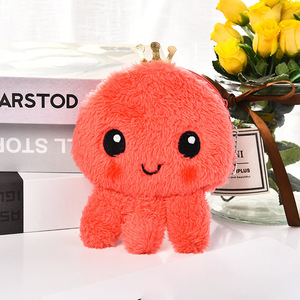Monedero Expandible de Peluche con Diseño de <span class=keywords><strong>Pulpo</strong></span> Coreano, Dulce y Lindo, Mini Bolsa Portátil para Llaves para Niñas - Product Image 3