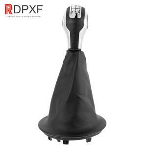 Pomo de Palanca de Cambios con Funda de Cuero para <span class=keywords><strong>Citroen</strong></span> <span class=keywords><strong>Berlingo</strong></span> III MK3 Peugeot Partner 2008 en adelante, Funda de Cuero para Palanca de Cambios, Resistente al Óxido - Product Image 3