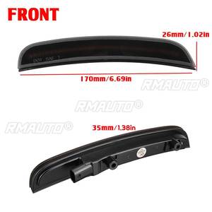 4 pièces, feux de position latéraux dynamiques avant et arrière, rouge ambre, LED, clignotants, feux de signalisation pour Chrysler 300 2015 2016 2017 2018 - Product Image 6