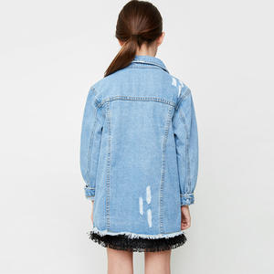 Vestes en jean fantaisie personnalisées pour enfants avec logo, sans marque, provenant du marché chinois - Product Image 2