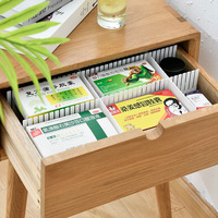 Diviseurs de tiroirs en PP ajustables et combinables librement, 7 cm et 11 cm, pour sous-vêtements, chaussettes et cosmétiques, organisateur de maison