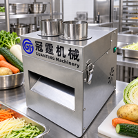 Machine à trancher les légumes professionnelle en acier inoxydable pour pommes de terre, carottes, concombres, radis, patates douces, capacité 80 kg/h