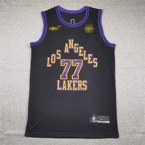 Nueva <span class=keywords><strong>Camiseta</strong></span> Deportiva Bordada <span class=keywords><strong>de</strong></span> Baloncesto para Hombre, Oferta Especial, 77 Luka <span class=keywords><strong>Doncic</strong></span>, Jersey <span class=keywords><strong>de</strong></span> Los Angeles - Product Image 2