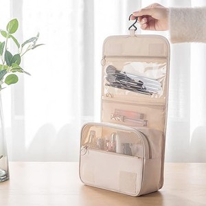 Đa ngăn Polyester trang điểm Túi treo thiết kế + Hook-and-<span class=keywords><strong>loop</strong></span> Fastener dễ dàng tổ chức các công cụ làm đẹp và đồ dùng cá nhân - Product Image 3