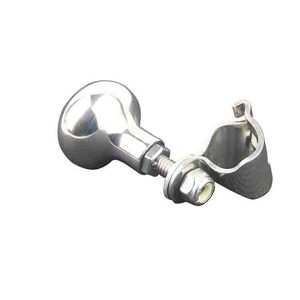 Bouton de commande universel en acier inoxydable pour volant, anti-rouille, argenté, pour voiture - Product Image 2
