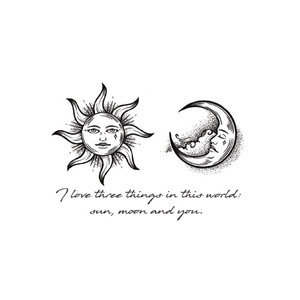 Plantilla <span class=keywords><strong>de</strong></span> Tatuaje Temporal <span class=keywords><strong>de</strong></span> Henna Personalizada con Diseño <span class=keywords><strong>de</strong></span> <span class=keywords><strong>Sol</strong></span> <span class=keywords><strong>y</strong></span> <span class=keywords><strong>Luna</strong></span>, Adhesivo <span class=keywords><strong>de</strong></span> Tatuaje Temporal Impermeable para Niñas, Tatuaje Floral Negro para Manos - Product Image 6