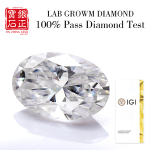 IGI認定 ラボグロウンダイヤモンド オーバルカット DEFカラー VVS VS1 1カラット 2カラット 3カラット 5カラット HPHT CVD合成ルースダイヤモンド ジュエリー製作向け - Product Image 3