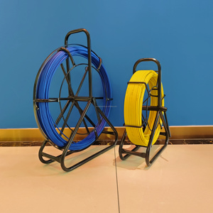 Tige <span class=keywords><strong>de</strong></span> guidage électrique pour conduits, en <span class=keywords><strong>fibre</strong></span> <span class=keywords><strong>de</strong></span> <span class=keywords><strong>verre</strong></span>, diamètre 10 mm, longueur 100 m, pour pose <span class=keywords><strong>de</strong></span> câbles et utilisation en ingénierie - Product Image 1