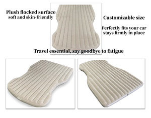 <span class=keywords><strong>Matelas</strong></span> <span class=keywords><strong>gonflable</strong></span> pour voiture en PVC écologique floqué, lit d'air pour SUV, <span class=keywords><strong>gonfleur</strong></span> automatique à une touche personnalisable - Product Image 2