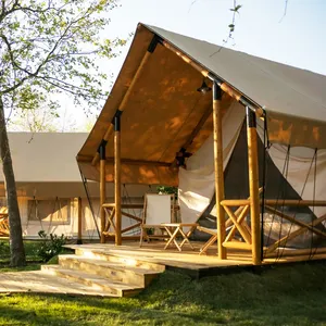 Большая роскошная палатка Glamping Safari, водонепроницаемая палатка для кемпинга