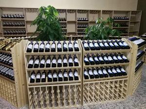 Porte-vin <span class=keywords><strong>en</strong></span> bois, caisses <span class=keywords><strong>en</strong></span> bois empilables, réglables, durables, étagère à vin, armoire de rangement, porte-vin <span class=keywords><strong>en</strong></span> bois massif et <span class=keywords><strong>en</strong></span> acier - Product Image 2