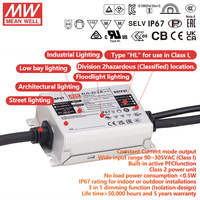 MEAN WELL XLG-20-L  89% Eff. Driver LED à courant constant, étanche IP67, sortie simple réglable 32,4-54 VDC, pour éclairage