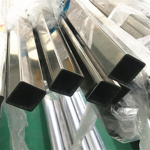 Vente en gros 304 tube carré en acier inoxydable 201 tube rectangulaire 316l à profil brossé industriel - Product Image 3