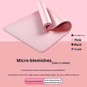 Liquidación: Colchoneta <span class=keywords><strong>de</strong></span> Yoga NBR Extra Gruesa Ecológica Antideslizante con Aislamiento Acústico, Colchoneta <span class=keywords><strong>de</strong></span> Ejercicio con Microimperfecciones, Segunda Categoría <span class=keywords><strong>de</strong></span> Fábrica, Para el Hogar - Product Image 6