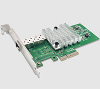 Carte réseau filaire PCI EXPRESS 10 Gbps, carte réseau à fibre optique filaire PCI-E haute vitesse SFP+ pour ordinateur de bureau et serveur