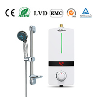 Chauffe-eau électrique de salle de bain à commande manuelle, vente chaude, 3500w, 220v, 16A avec prise, installation facile