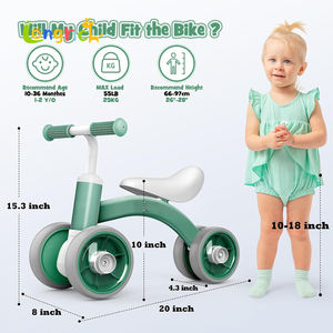 Porteur d'Équilibre pour Bébé <span class=keywords><strong>10</strong></span>-24 <span class=keywords><strong>Mois</strong></span>, Jouet à Pousser pour Tout-Petit avec Éclairage Coloré, Siège Réglable, Style Voiture - Product Image 6