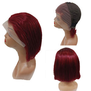 Perruque courte bob 13*4 en <span class=keywords><strong>cheveux</strong></span> humains 100% naturels, style brésilien et vietnamien, avec volume naturel, en stock, vente en gros - Product Image 6