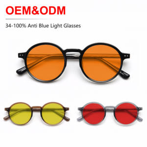 Gafas con Filtro de Luz Azul, Lentes Rojas para Leer, Gafas con Bloqueo de Luz Azul, Filtro Naranja Anti Luz Azul, Gafas OEM - Product Image 1