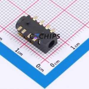 PJ-393-8A Audio Connector (Headphone) SMD Connector ( Rated Current: 500mA )( Rated Voltage: 30V )( Operating Temperature: ) - Product Image 2